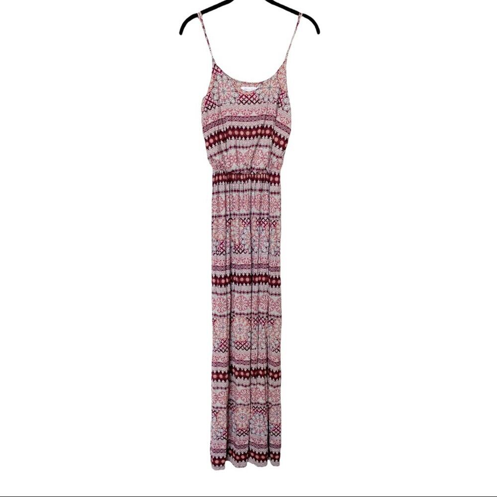 All In Favor Pattern Knit Maxi Dress Size Small